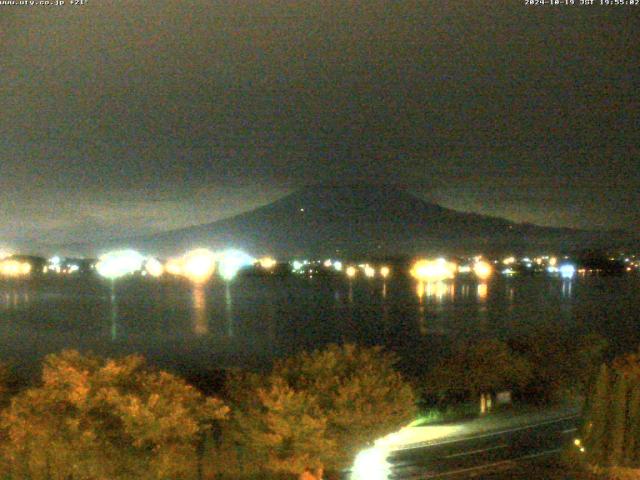 河口湖からの富士山