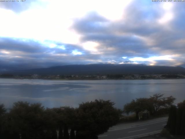 河口湖からの富士山