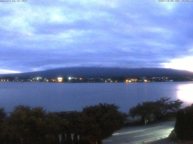 河口湖からの富士山