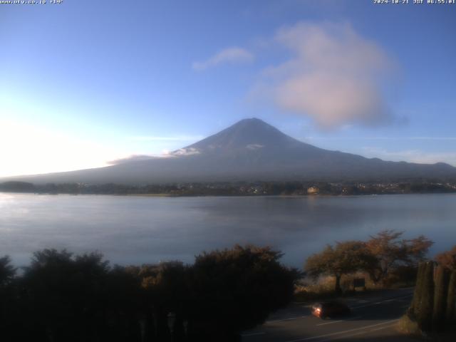 河口湖からの富士山