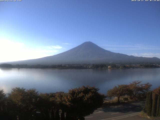 河口湖からの富士山