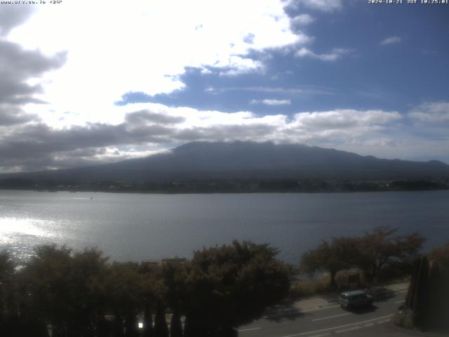 河口湖からの富士山