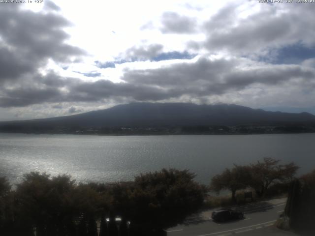 河口湖からの富士山