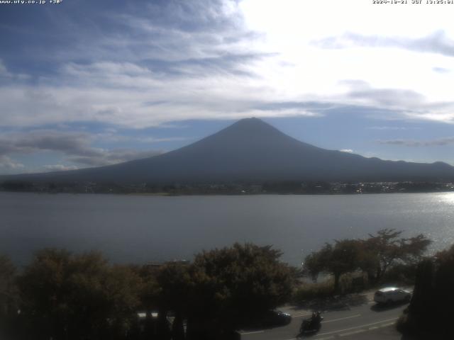 河口湖からの富士山