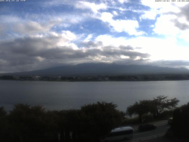 河口湖からの富士山