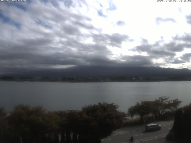 河口湖からの富士山