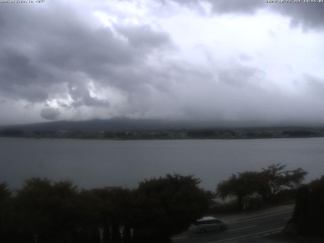 河口湖からの富士山