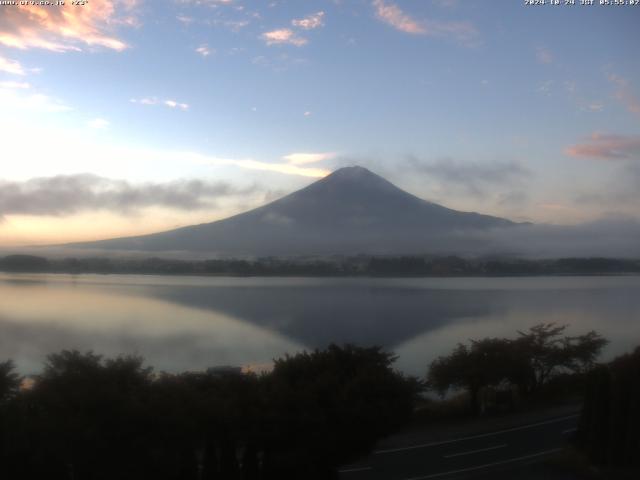 河口湖からの富士山