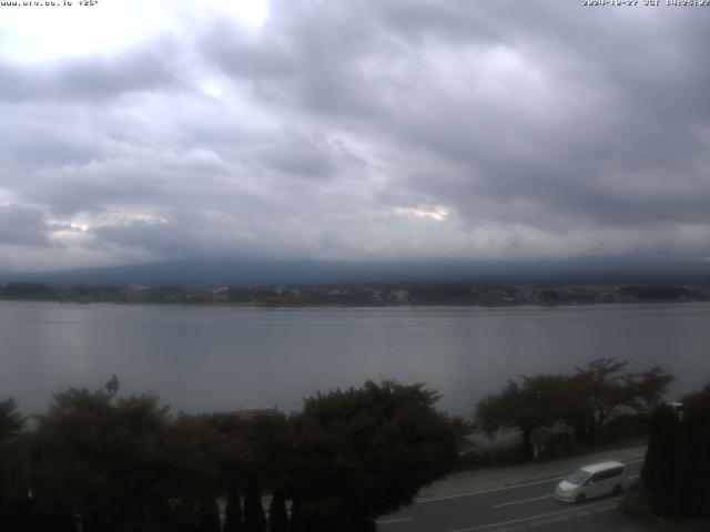 河口湖からの富士山