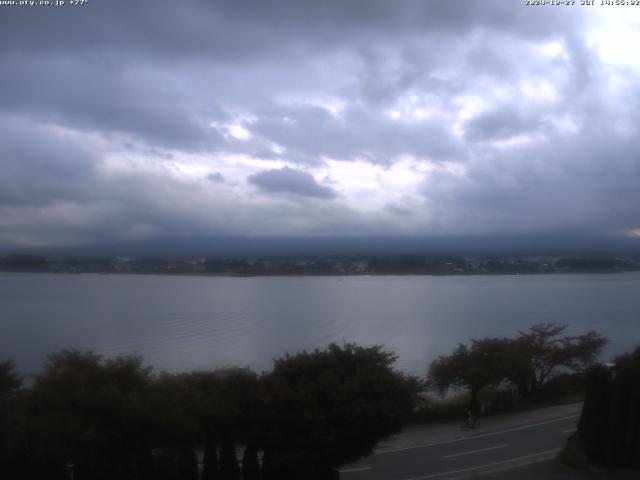 河口湖からの富士山