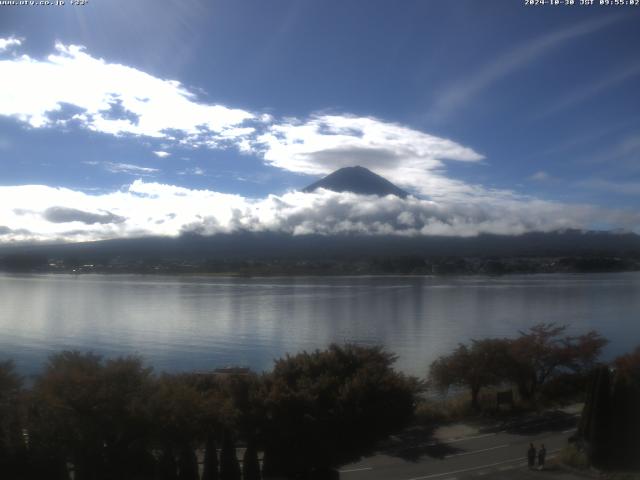 河口湖からの富士山