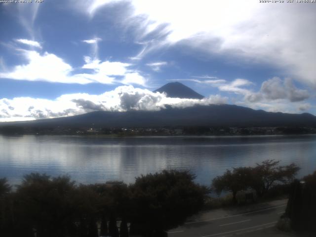 河口湖からの富士山