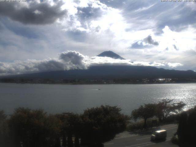 河口湖からの富士山