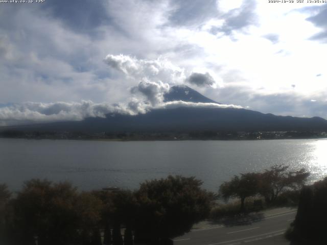 河口湖からの富士山