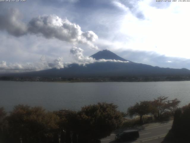 河口湖からの富士山