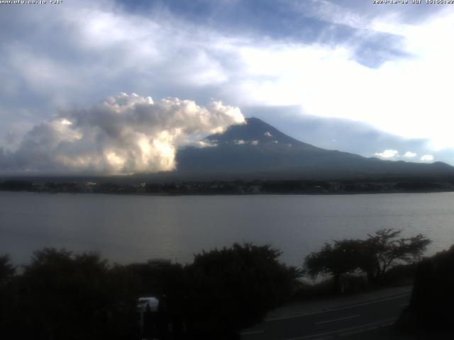 河口湖からの富士山