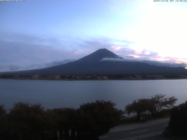 河口湖からの富士山