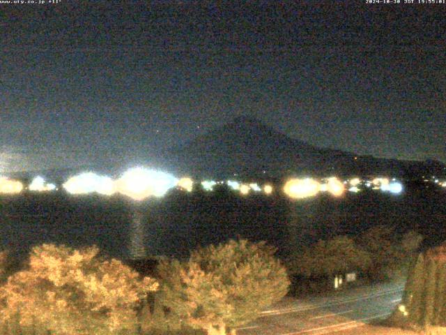 河口湖からの富士山