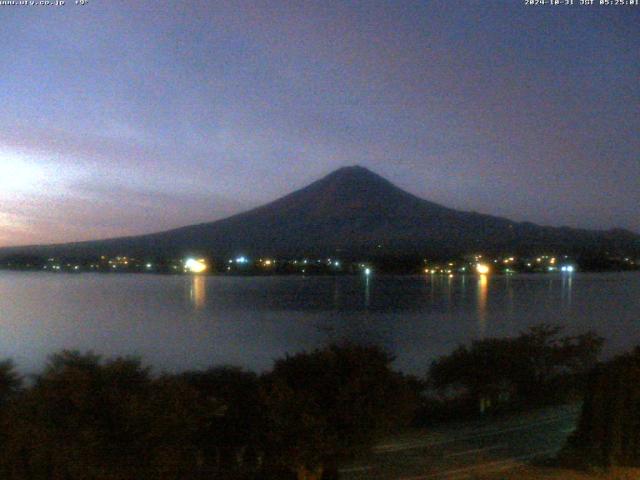 河口湖からの富士山