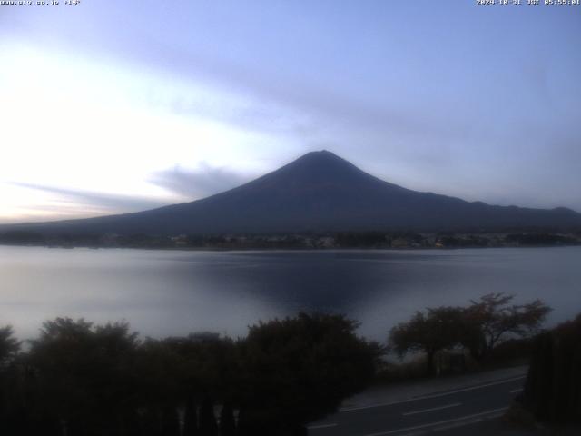 河口湖からの富士山