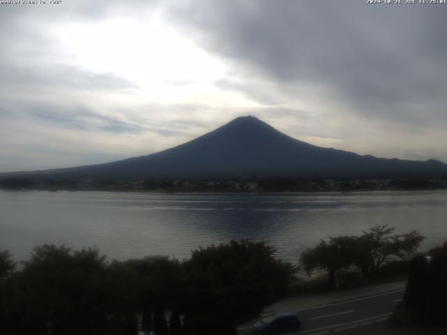 河口湖からの富士山