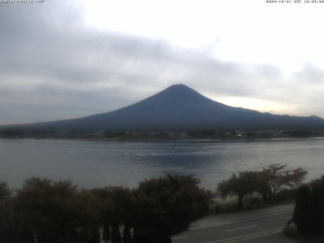 河口湖からの富士山