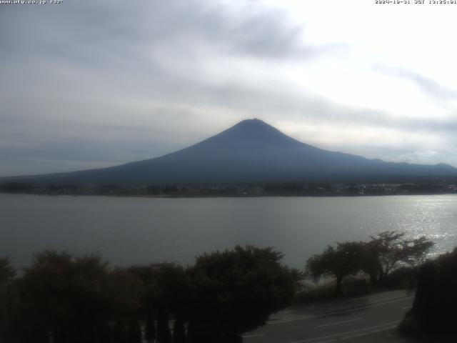 河口湖からの富士山