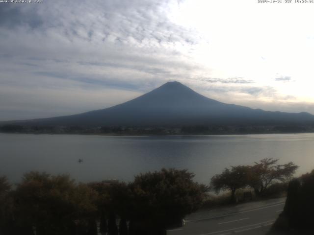 河口湖からの富士山