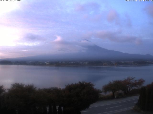 河口湖からの富士山