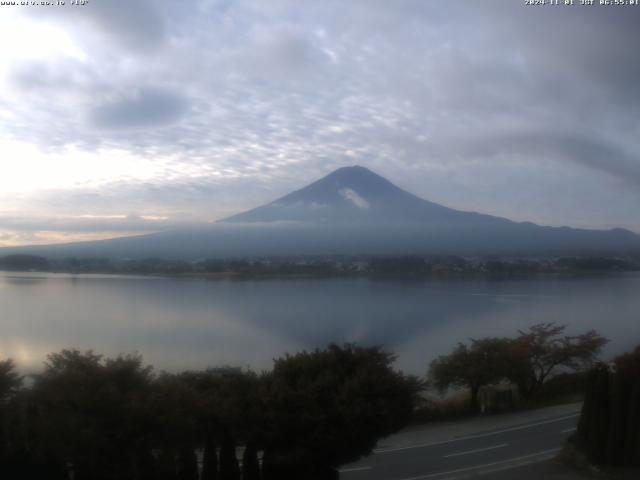 河口湖からの富士山