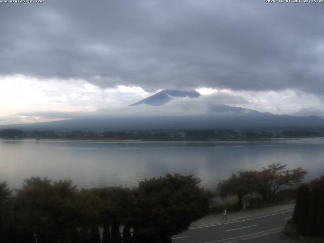 河口湖からの富士山