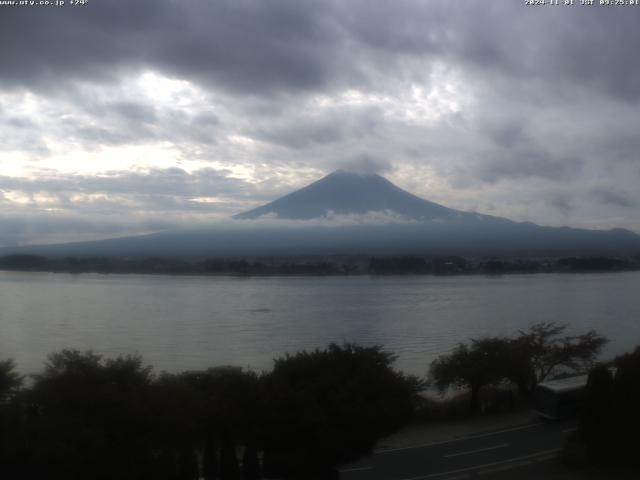 河口湖からの富士山