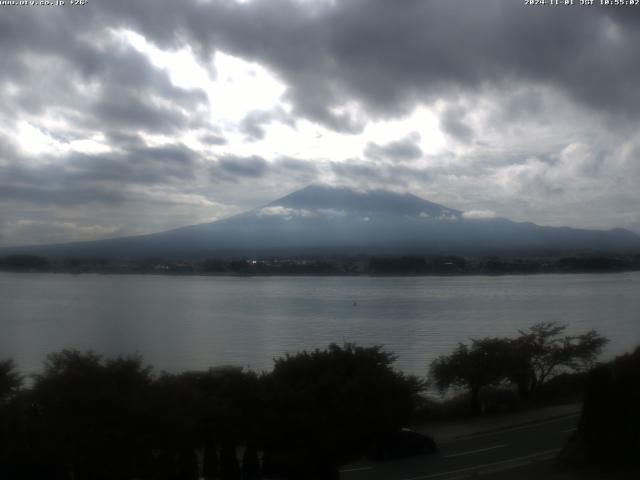 河口湖からの富士山