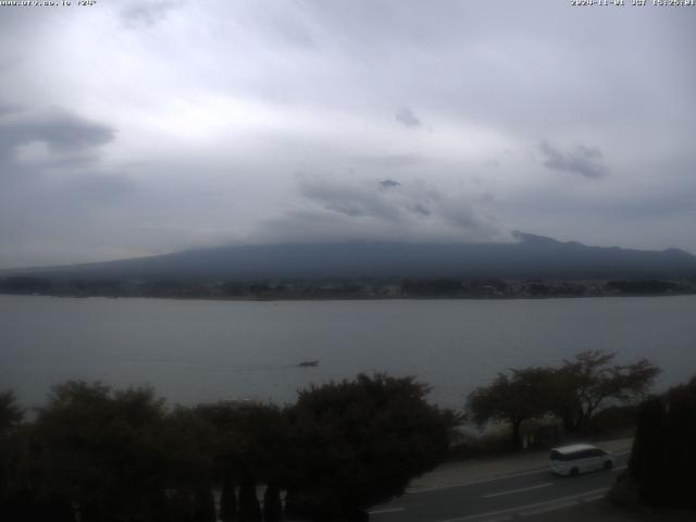 河口湖からの富士山