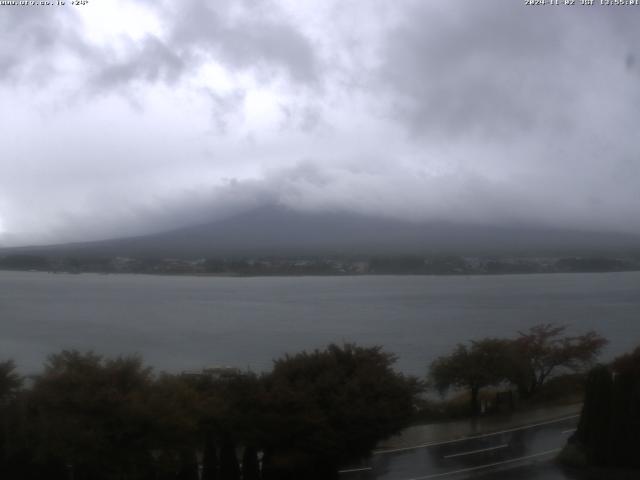 河口湖からの富士山