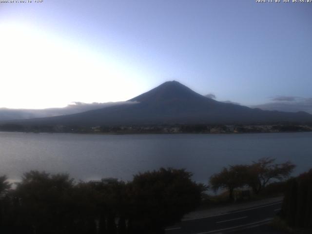 河口湖からの富士山