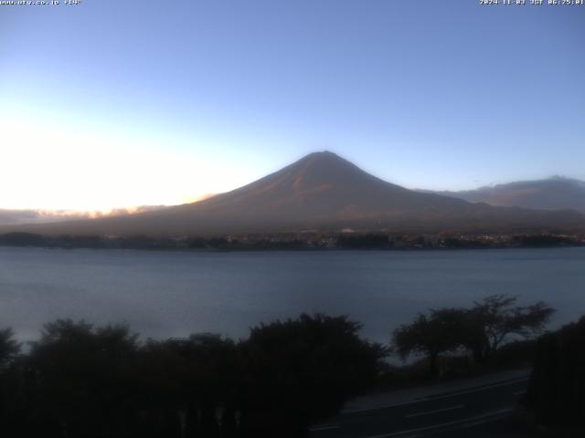 河口湖からの富士山