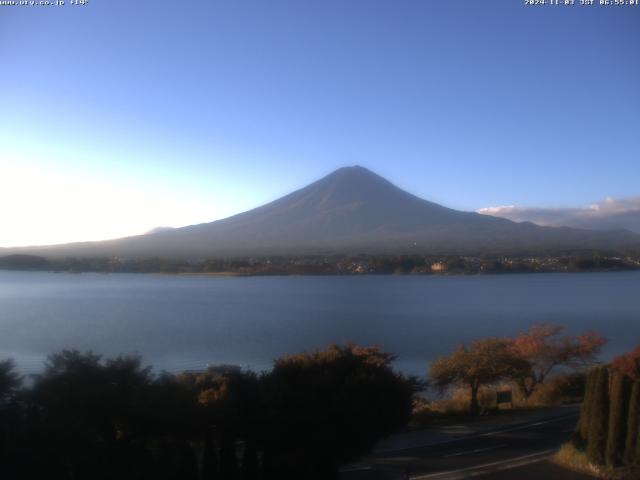 河口湖からの富士山