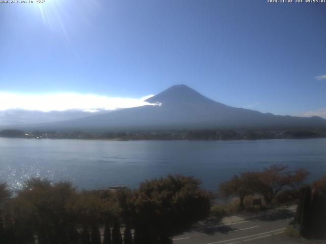 河口湖からの富士山