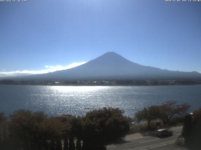 河口湖からの富士山