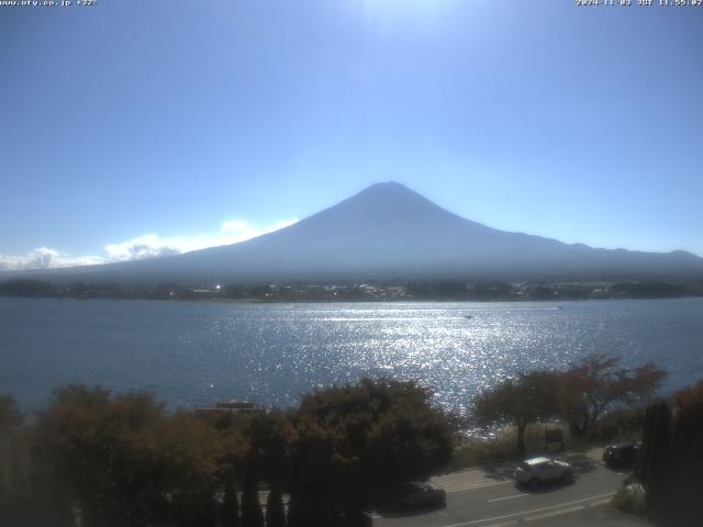 河口湖からの富士山