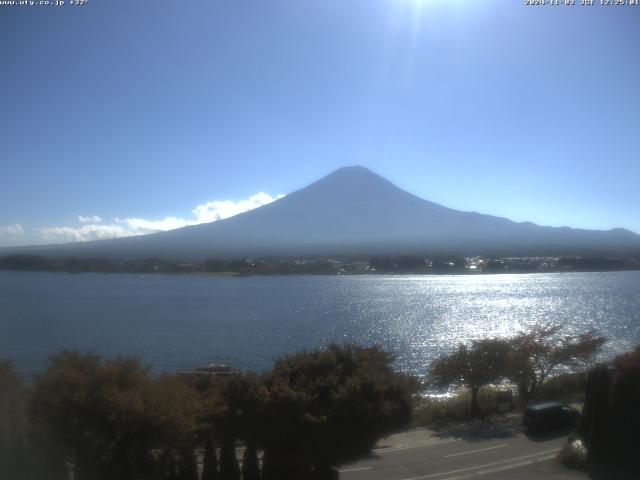 河口湖からの富士山