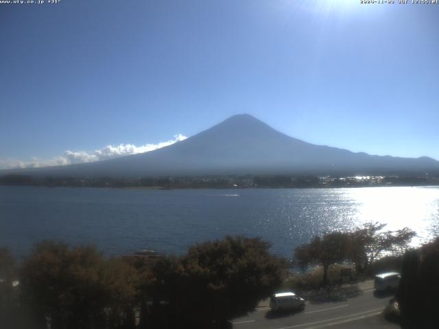 河口湖からの富士山