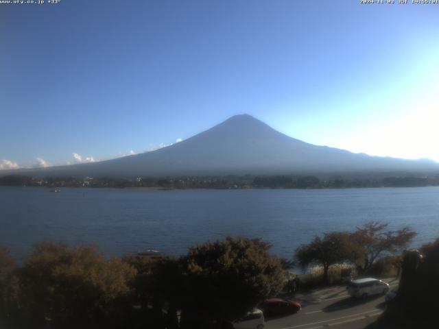 河口湖からの富士山