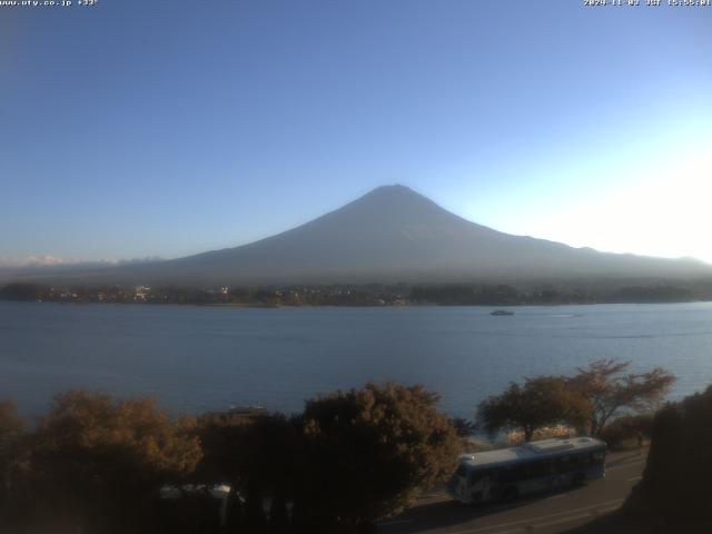 河口湖からの富士山