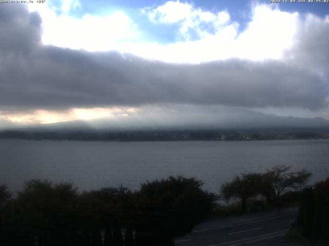 河口湖からの富士山