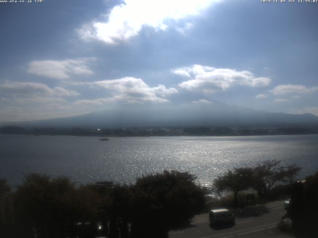 河口湖からの富士山