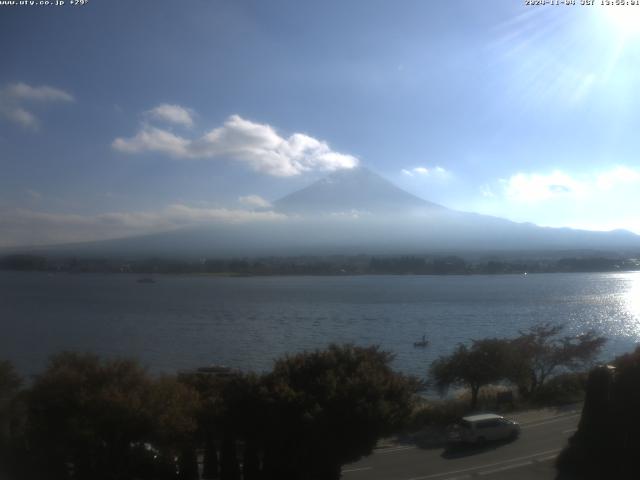 河口湖からの富士山