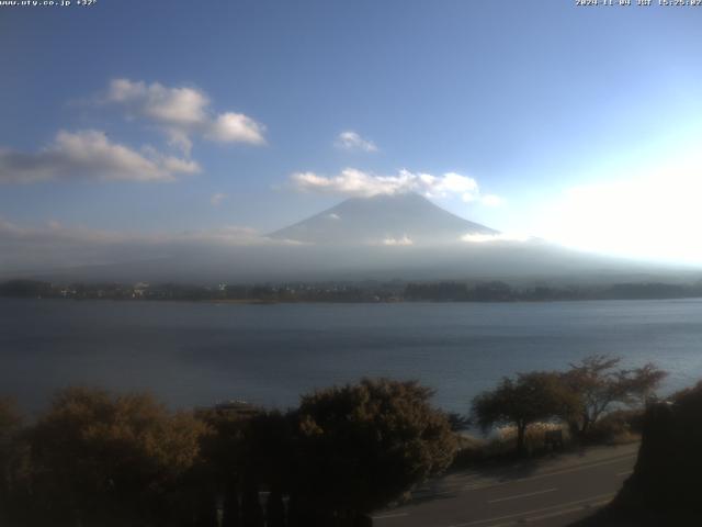 河口湖からの富士山