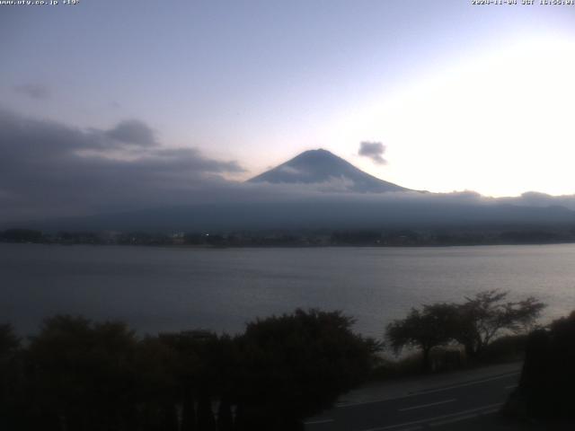 河口湖からの富士山